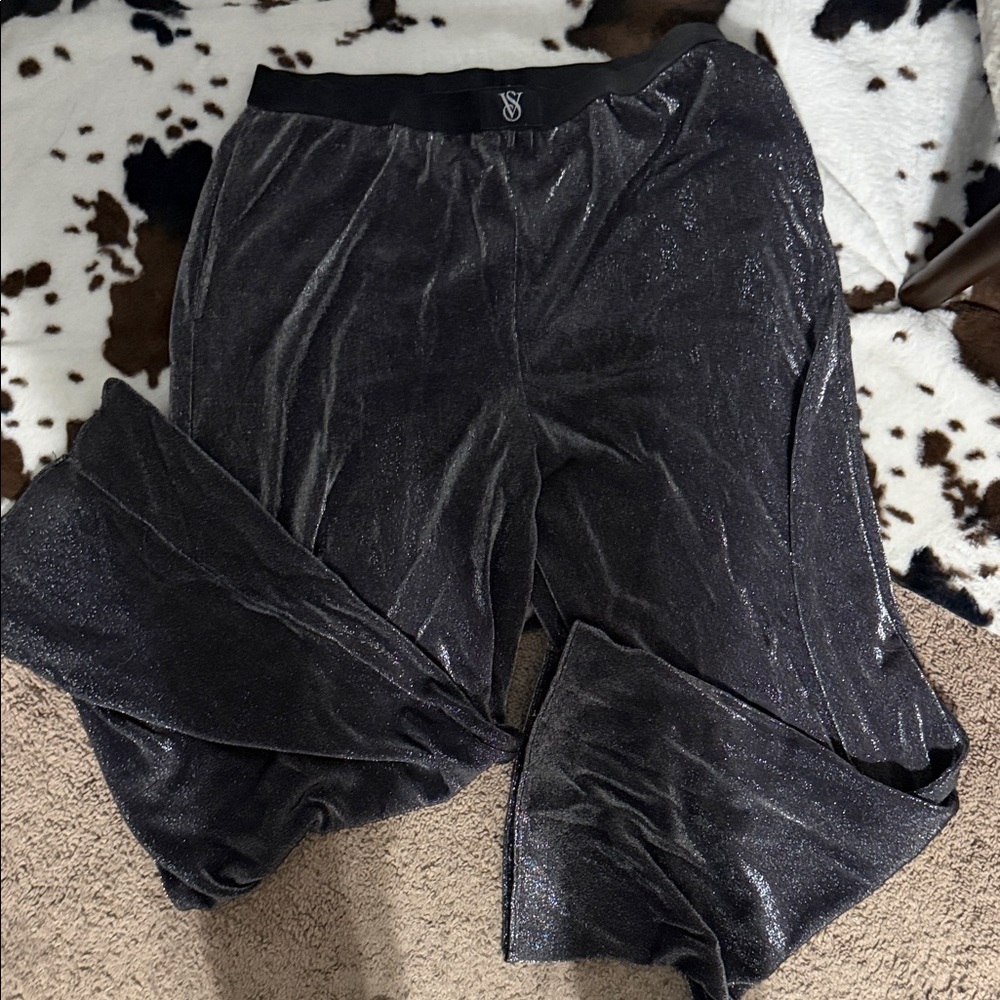 Victoria's Secret Black Shimmer Pants